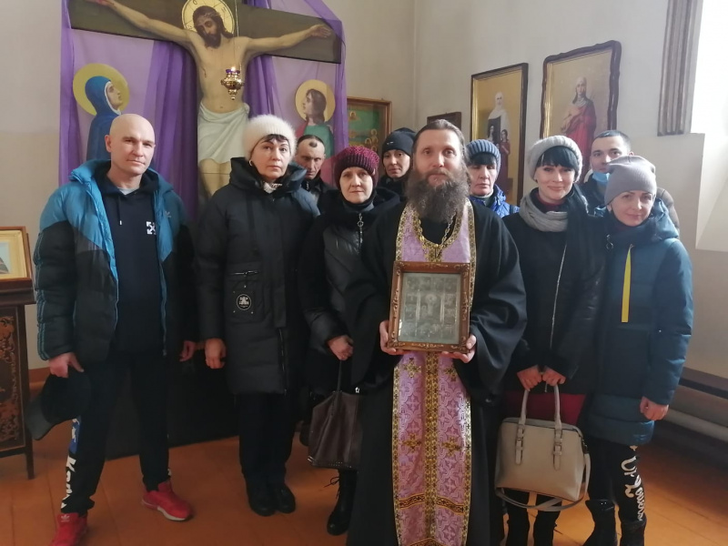 Осужденные исправительного центра города Бийска посетили храм в Прощеное воскресенье 